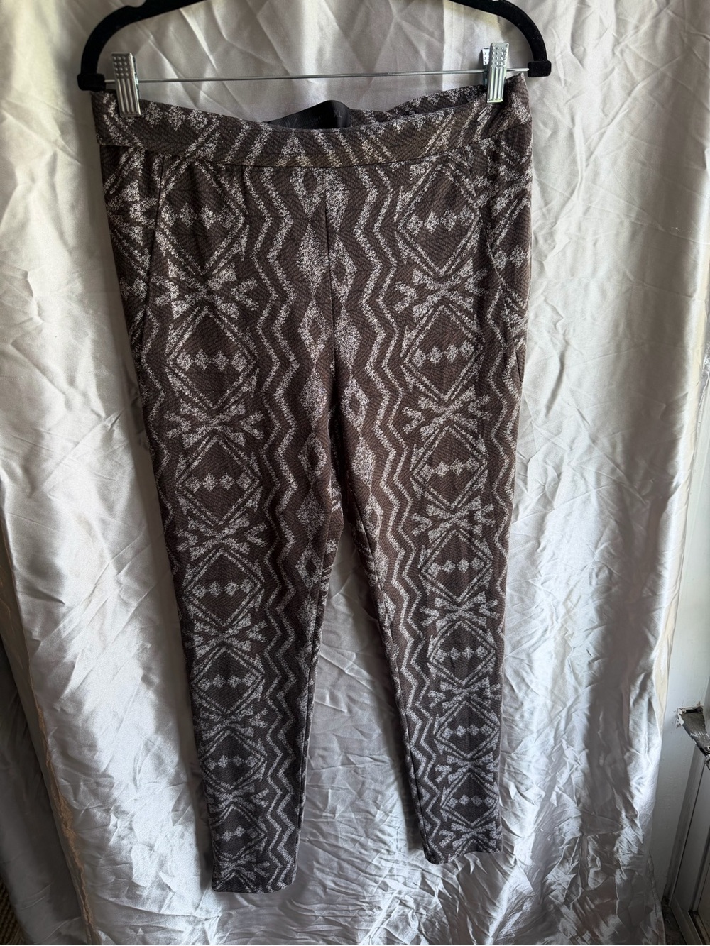 Y2k Kardashian Kollection Tribal Aztec Knit Leggings Size XL